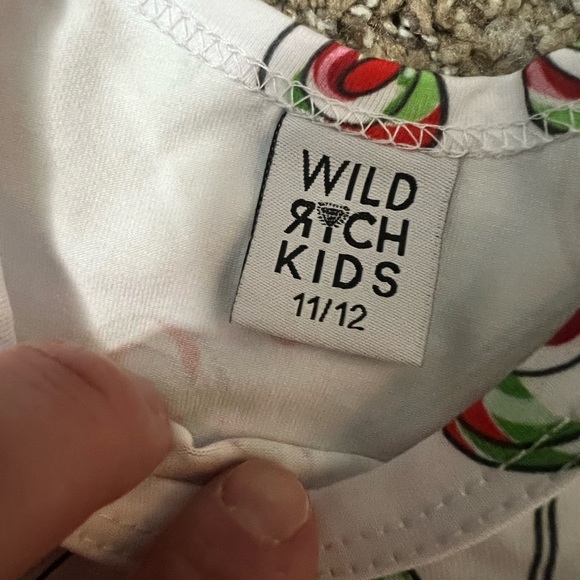 11/12 Wild Rich Kids Christmas Twirl Dress